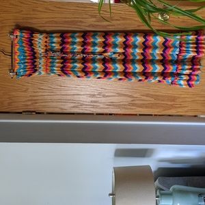 Strapless maxi dress